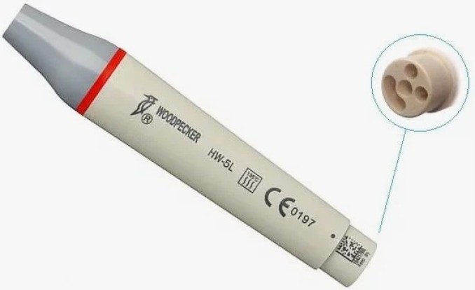 Наконечник HW-5L (ручка) - универсальный пластиковый автоклавируемый наконечник для скалеров серии UDS с LED подсветкой, Woodpecker / Китай